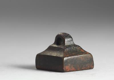 图片[2]-Bronze seal cast with “Ming qing”, Warring States period (475-221 BCE)-China Archive